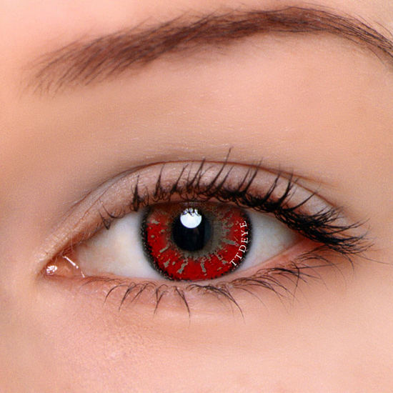 TTDeye Akashi Seijuro Red Colored Contact Lenses
